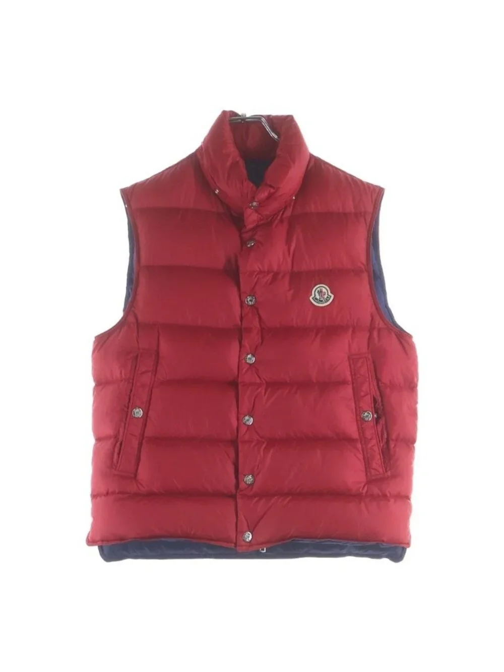 Moncler Billecart Nylon Down Vest 2 Red Blue